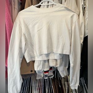 Aritzia crop longsleeve